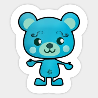 A chibi bear Sticker
